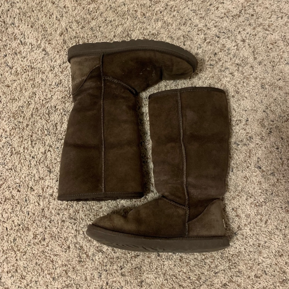 Chocolate Brown Tall Uggs - image 6